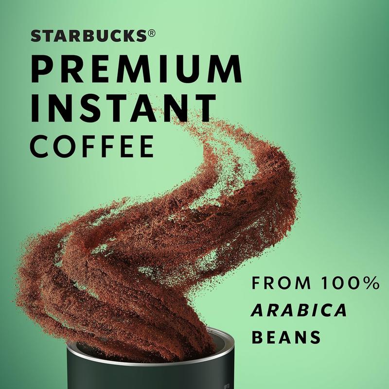 Starbucks Premium Instant Coffee, Medium Roast, 100% Arabica Beans, 3 (3.17 Oz Each)