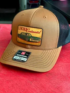 Lincoln Continental Script Patch on Richardson 112 SnapBack