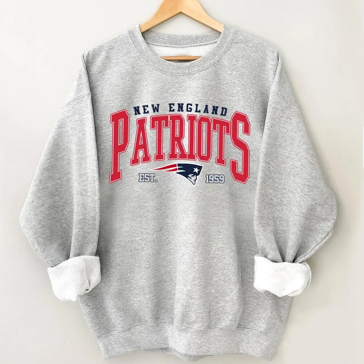Vintage Patriiot Football Sweatshirt, Game Day Sweatshirt, Unisex Gifts For Football Fan