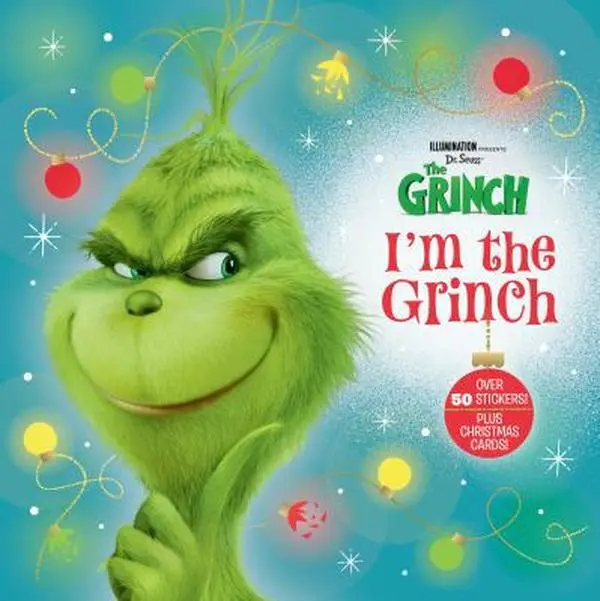 Used Soft Cover Book - I'm the Grinch (Illumination's the Grinch) by Dennis R. Shealy - English, Christmas Cards Relevant, for Boys and Girls, Random House Publisher