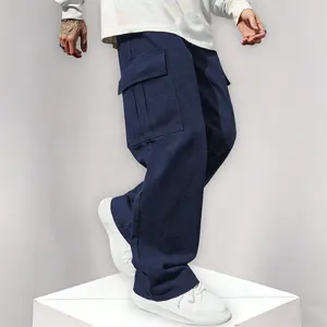 Boys' Youth Durable Side Pocket Cargo Pants Straight Leg Easy Care Casual Daily Bottoms