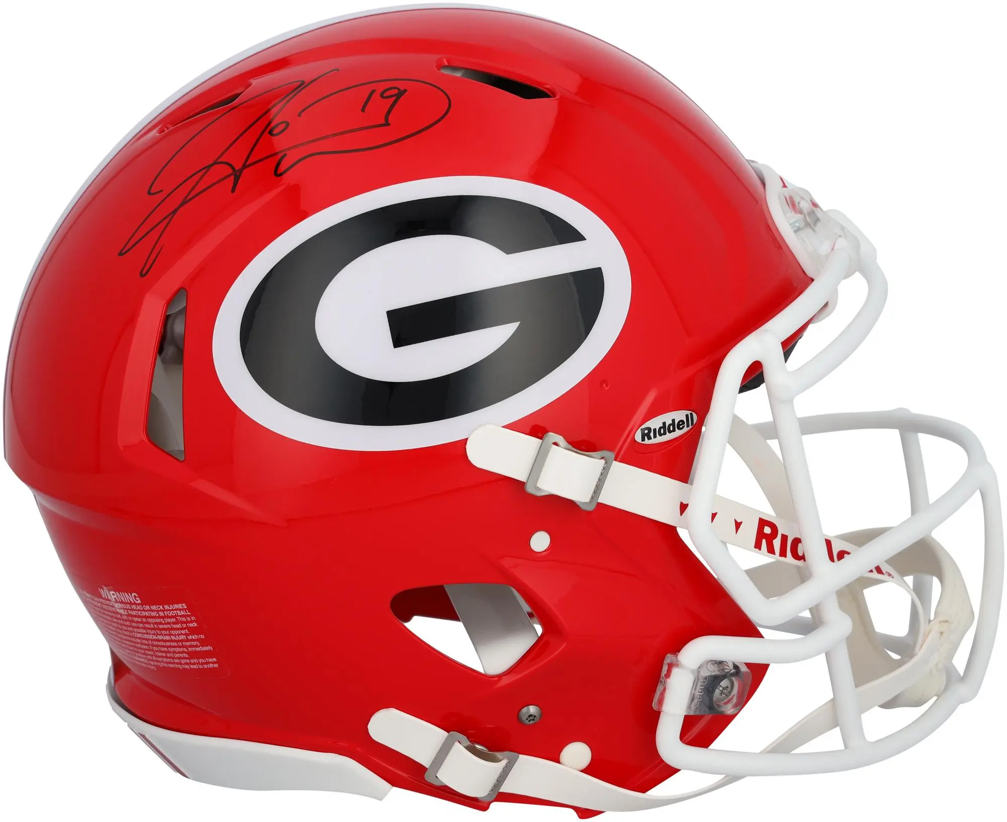 Hines Ward Georgia Bulldogs Autographed Riddell Speed Authentic Helmet - Fanatics Authentic Certified