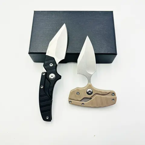 Premium Multi-Functional Camping & BBQ Knife | High-Quality D2 Steel | Ergonomic PP Handle | Sleek Folding Design | Ideal Gift for Outdoor Enthusiasts