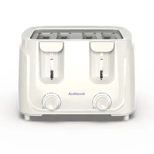 2-Slice Automatic Household Bread Toaster Compact Breakfast Machine for Heating Toast & Sandwiches Efficiently
