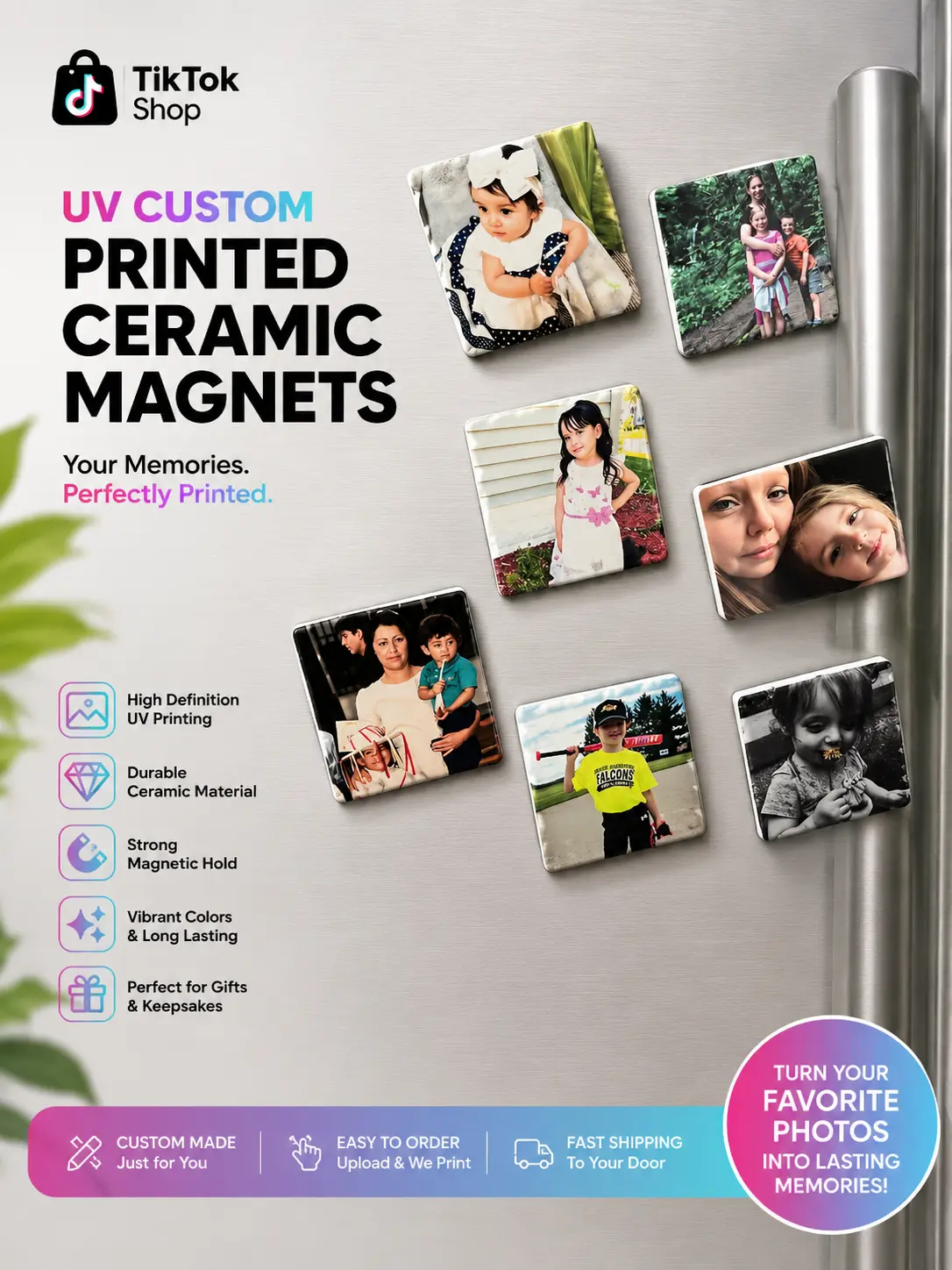 Premium UV printed Ceramic magnets