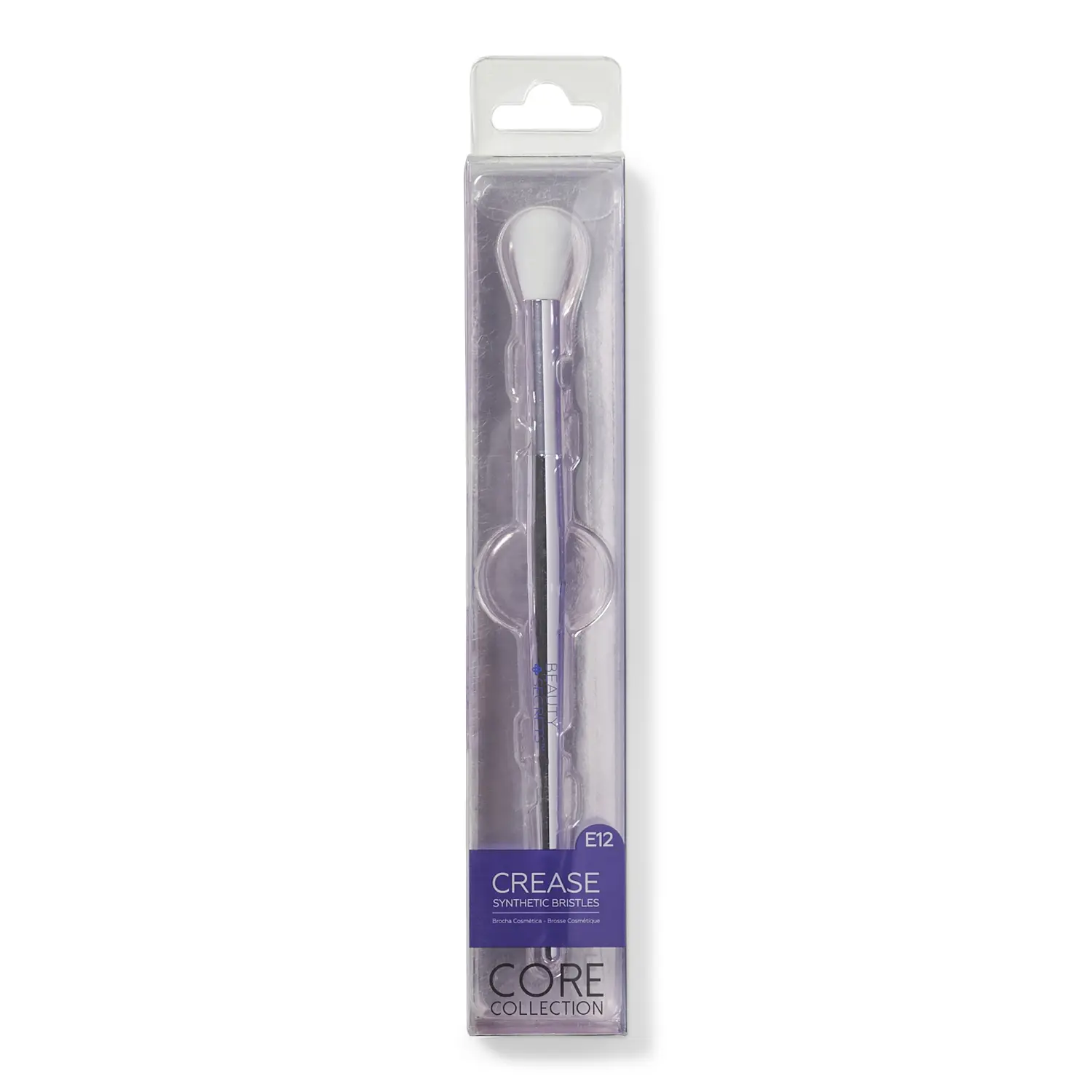Beauty Secrets Cut Crease Brush - Long Tapered Bristles Eye Brush for Precisely Depositing Eyeshadow Color & Blending, Blending Brush Eyes Brushes