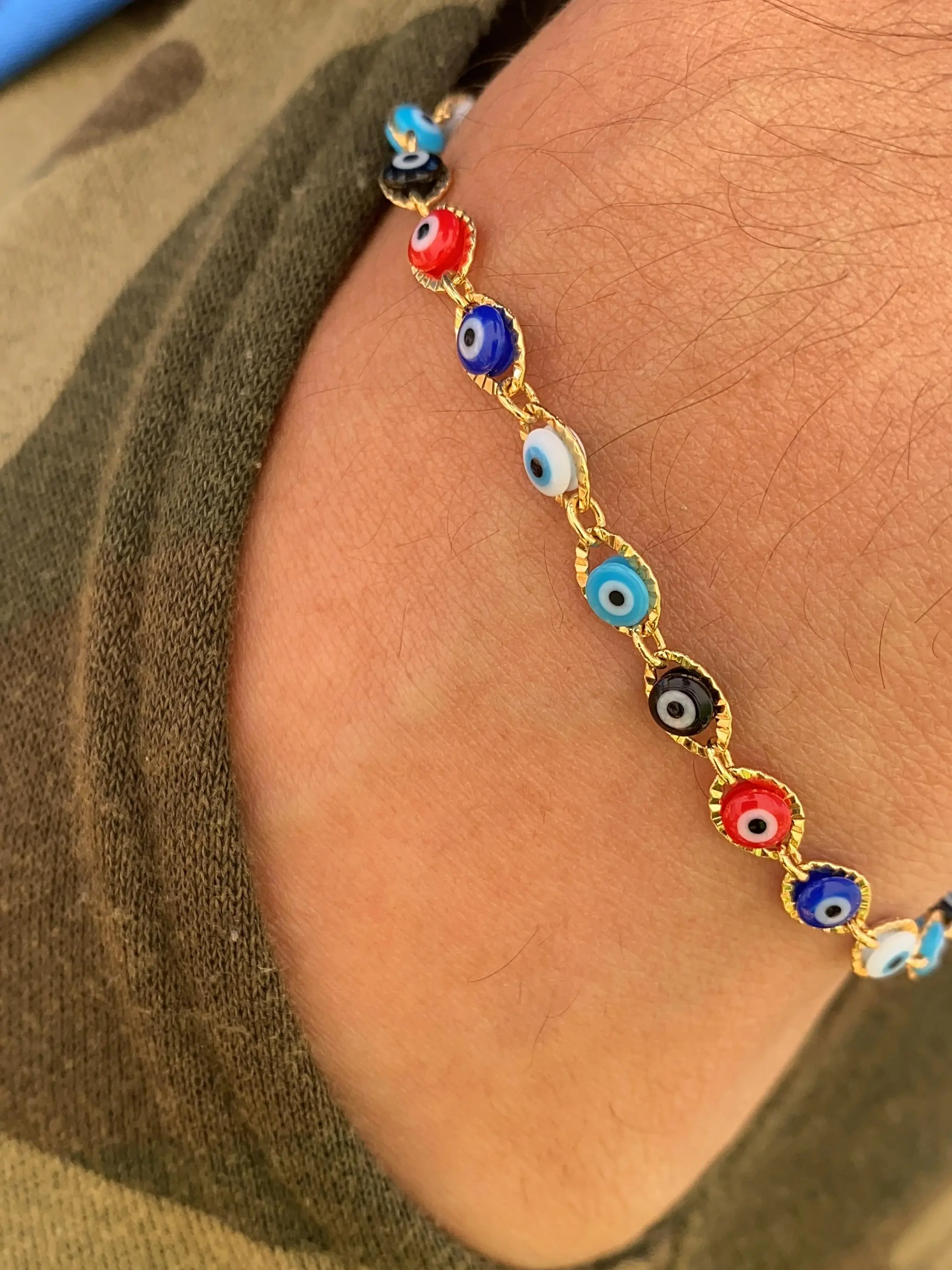 Women Men Multicolor Bracelet Jewelry Gifts for Him Her Anniversary Birthday Everyday Wear Jewel