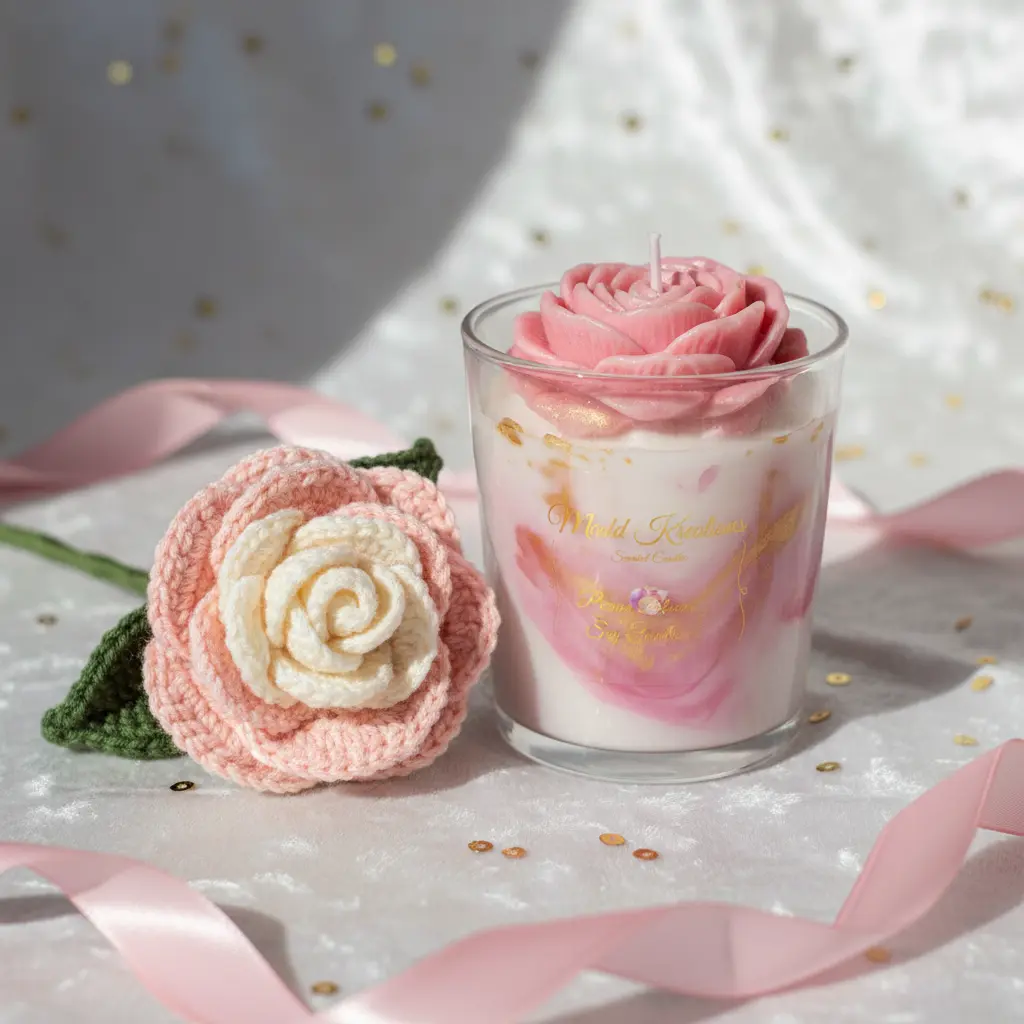 Quinceañera & Sweet 16 Scented Candle Favors, Home Decor Candles for Celebration Events, Scent
