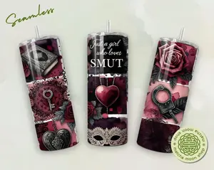 20 oz Skinny Tumbler Girl Who Loves Smut