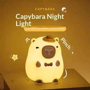 Capybara Night Light - Touch-Controlled Cutest Bedroom Must-Have for Kids & Couples Perfect Valentine's Gift