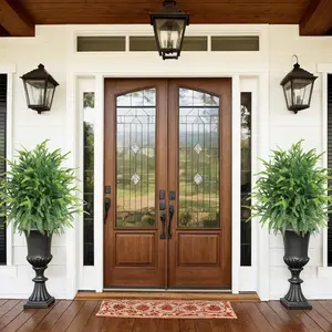 1pc artificial Norfolk Island cypress with spines, UV-resistant decorative evergreen shrub with long-lasting appeal, suitable for decorating front porches, gardens, courtyards, porches, and terraces, Outdoor Artificial Plants, Artificial Plant