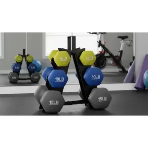 Neoprene Dumbbell Set with Non-Slip Grip – Ideal for Dumbbell Chest Workouts, Home Tone & Strength Training, Dumbbell Chestworkouts