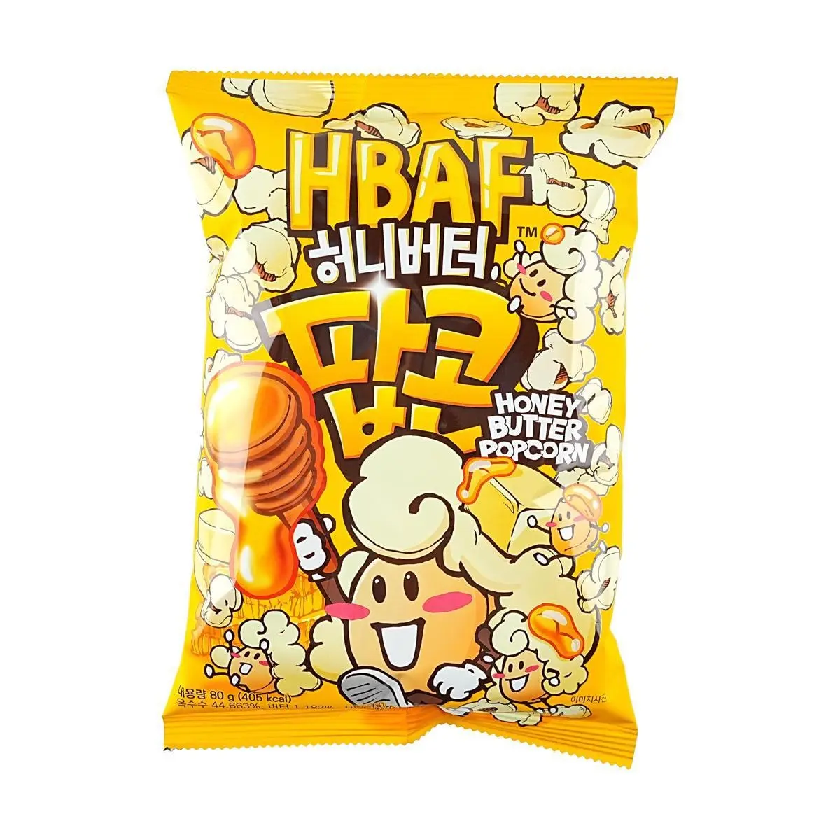 HBAF Korean Honey Butter Popcorn 2.82oz - Sweet & Savory Snack