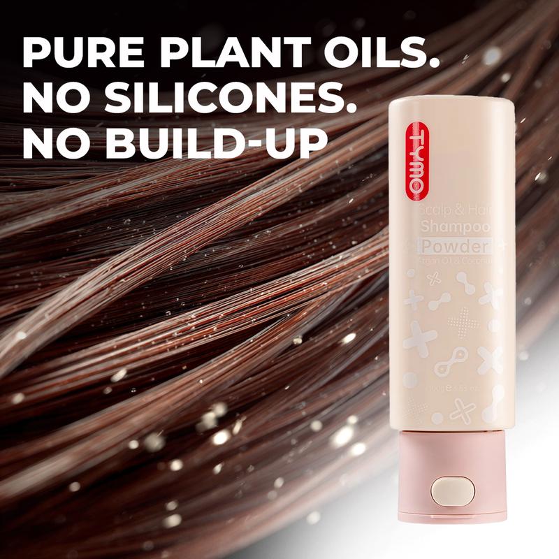 TYMO Powder Shampoo -- Best Shampoo for Summer,  plant-powered exact, refreshes scalp, cleansing, for All Hair Types, paraben Free & Sulfate Free,, 3.5 Oz  for Men & Women