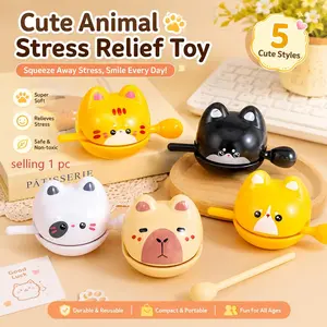 1pc Mini Wooden Fish Tapping Stress Relief Ornament, Desktop Knock Knock Relaxing Fidget Item with Mallet, Fun Handheld Interactive Accessory for Office Study Break, Dorm Home Desk Decor, Meditation Calm Gift