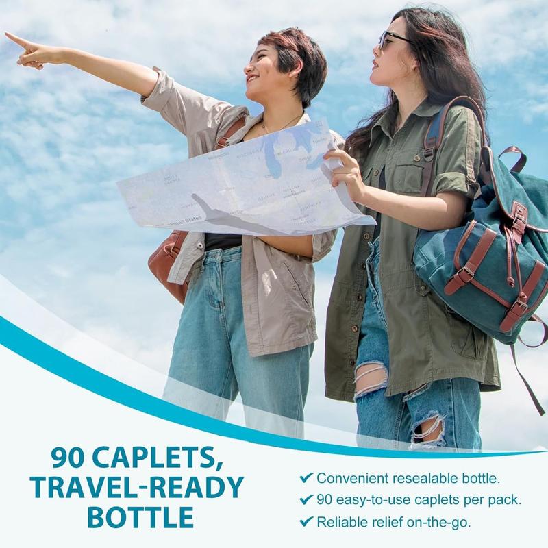 Lactase Enzyme 3000 FCC Dairy Relief Fast Acting Supplement, Lactose Intolerance Pills 90 Count (Pack of 1)