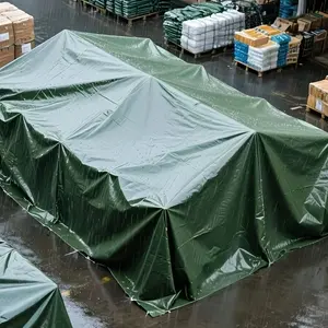 High-Quality Military Waterproof Tarpaulin, UV Resistant, Tear-Resistant, Sunshade, Reinforced Edges, Ideal for Roof, Camping, Pool, Boat, Car