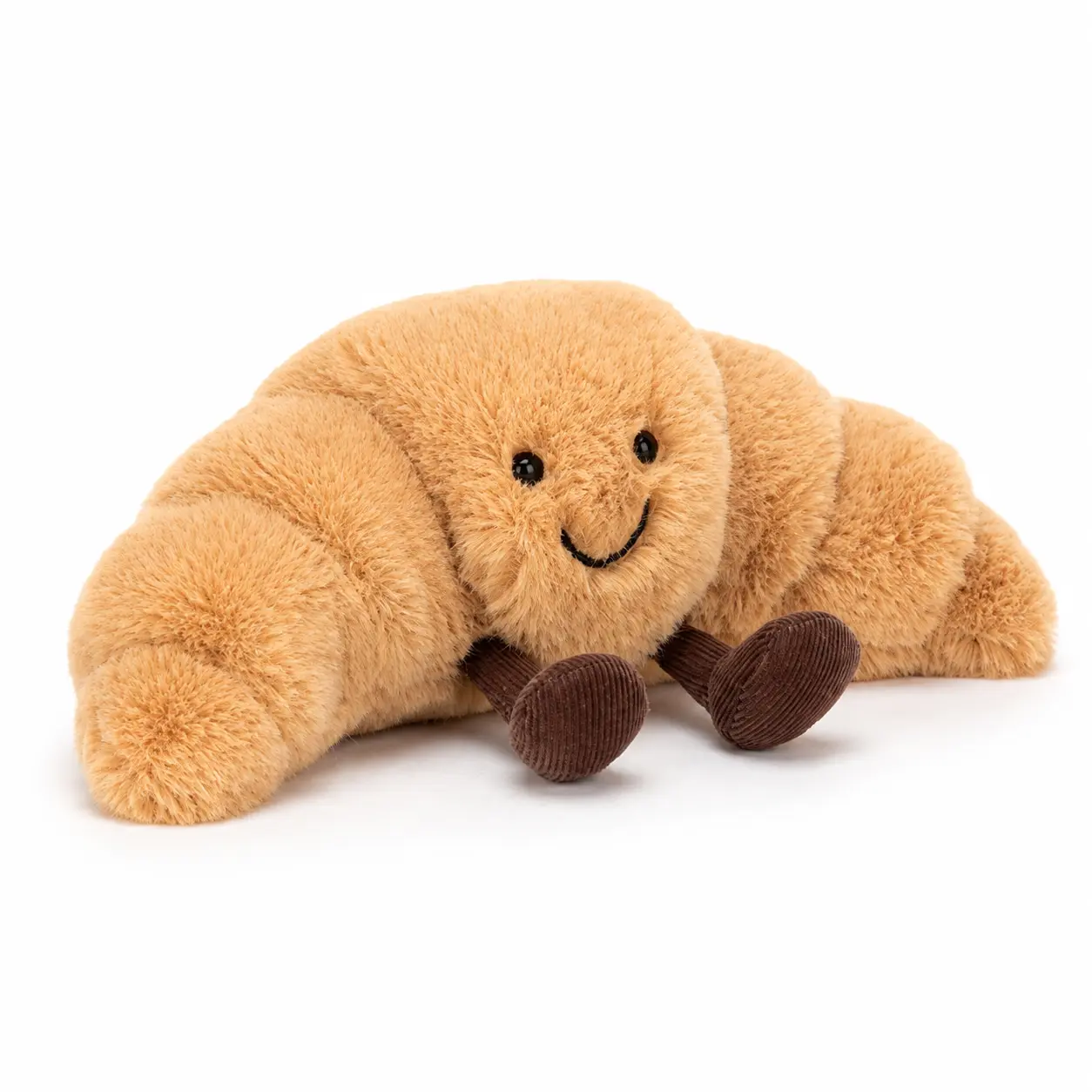 Jellycat Amuseables Croissant Plush – Soft Cute Food Stuffed Toy, Kawaii Bakery Gift for Kids & Collectors