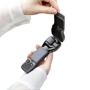 AMAZEAR Gimbal Screen Protective Cover for DJI OSMO Pocket 4/Xtra Muse, Pocket4 Accessories Portable Lens Cap Hard Case with Soft Lining for Carry/Protection/Storage, Quick Open/Close, Black