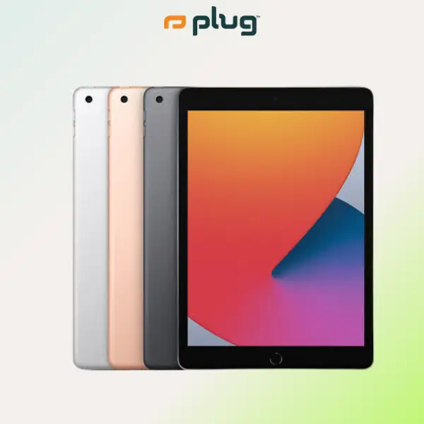 Refurbished iPad 8th Gen (WiFi) - Excellent Condition with 1-Year Warranty by Plug