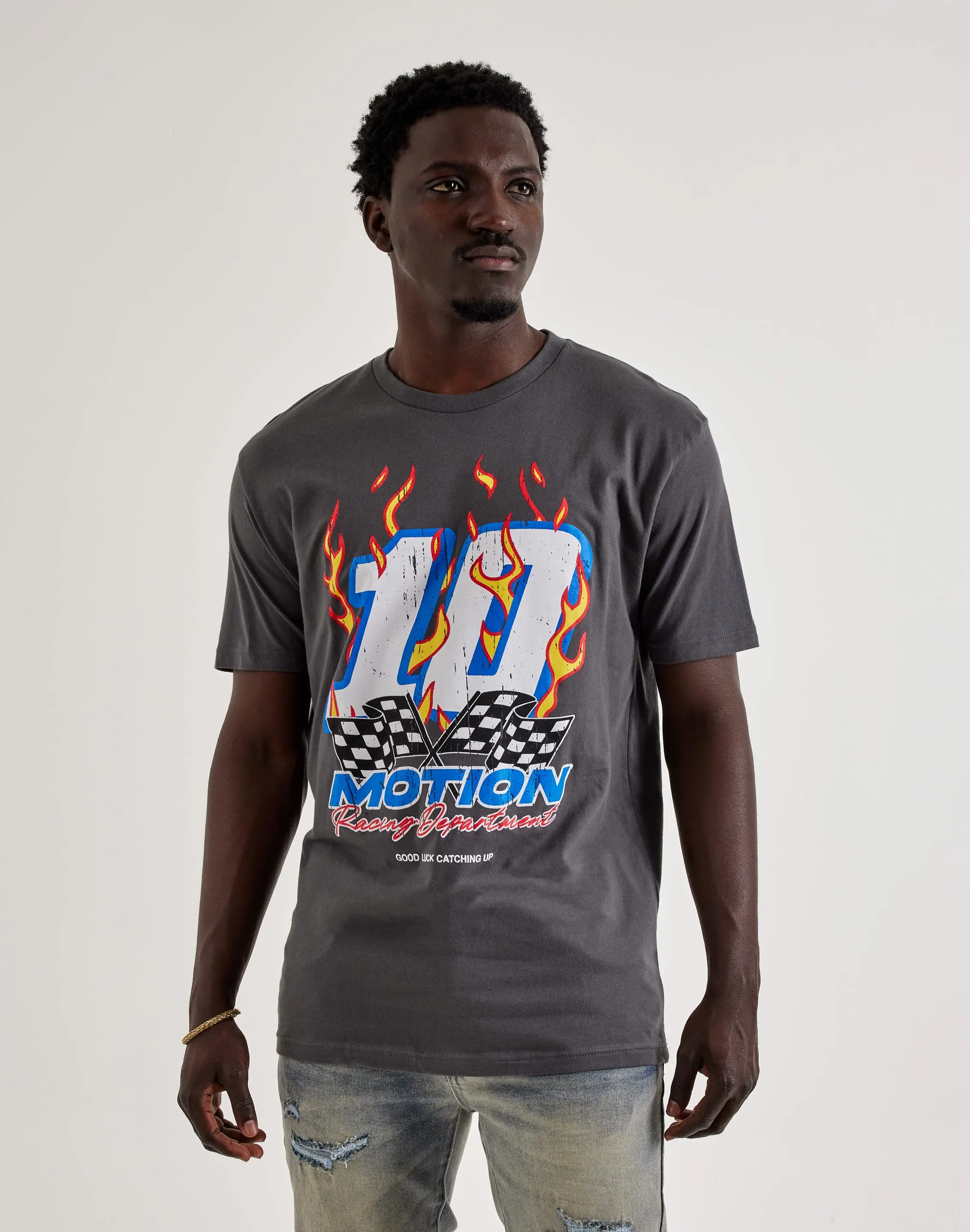 Mens Outrank Motion Racing Department Tee