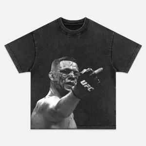 NATE-DIAZ-1.0-TEE Graphic Sport T-shirt, Bold Athletic Tee, Fitness Shirt, Game Day Shirt, Sports Fan Tee, Playoffs, Y2K Streetwear MKU