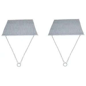 Yard Tuff 5 x 4.5' Steel Durable Chain Field Lawn Level ATV Drag Mat (2 Pack)