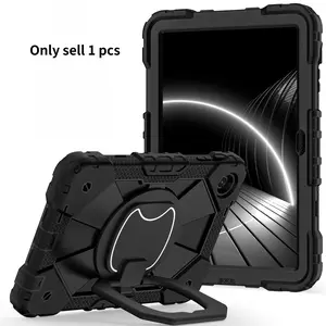 Heavy Duty Shockproof Case for T-Mobile Revvl Tab 2 2025 10.1 Inch, 360° Bumper Protective Tablet Cover with Rotating Kickstand Handle, Accessories, Protection