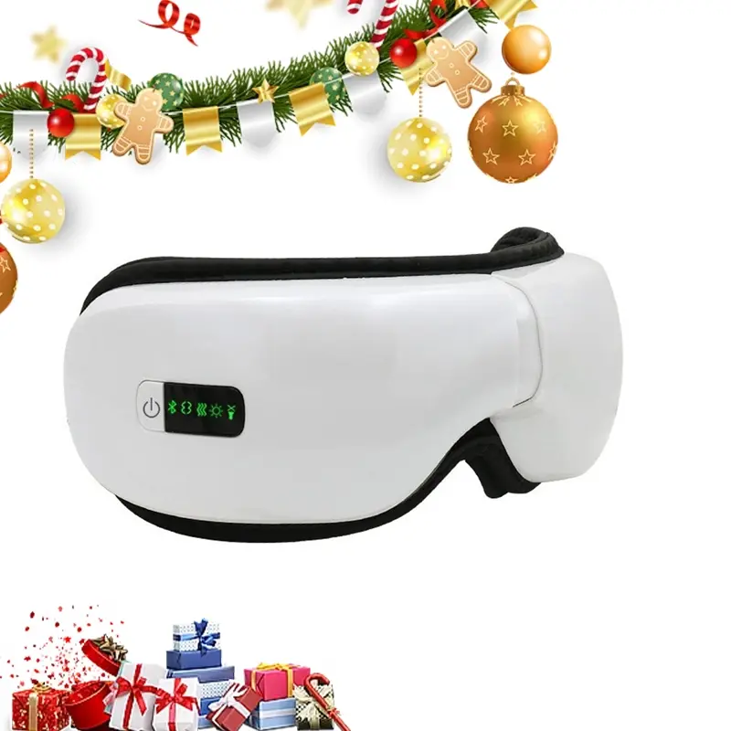 Portable Eye Massager, 1 Box Eye Massage Tool with Adjustable Heat & Vibration Settings, Eye Massage Tool for Home & Travel Use, Usb Rechargeable Massagers