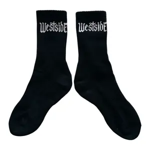 Westside Long Socks Black - Stylish Men's Outfit, Comfortable Fit, Versatile for Day and Man