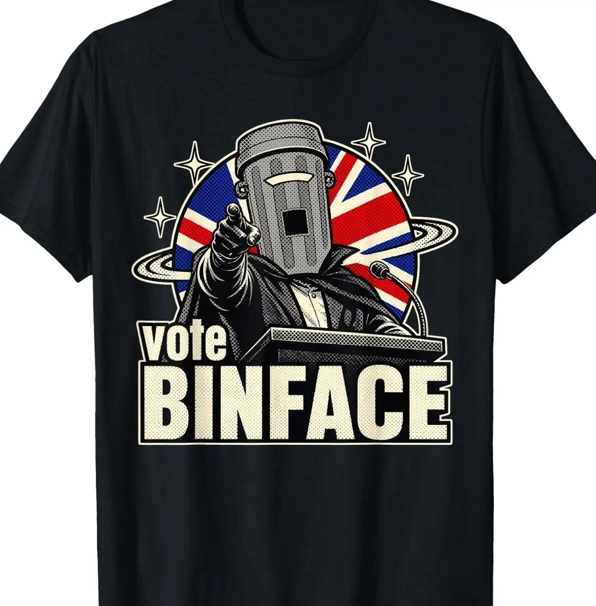 Count Binface Shirt Vote Binface Anti Farage T-Shirt MNV