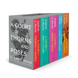 Sarah J. Maas A Court of Thorns and Roses Paperback Box Set 5 Books Fantasy Series Collection