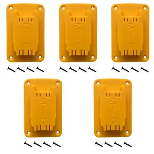 5 Packs Tool Holder Wall Mount, Portable Drill Clip for Belt - Compatible with Dewalt 12V/20V Power Tools, Automatic Locking Tool Organizer,  Secure Tool Holster for Electricians and HVAC Pros