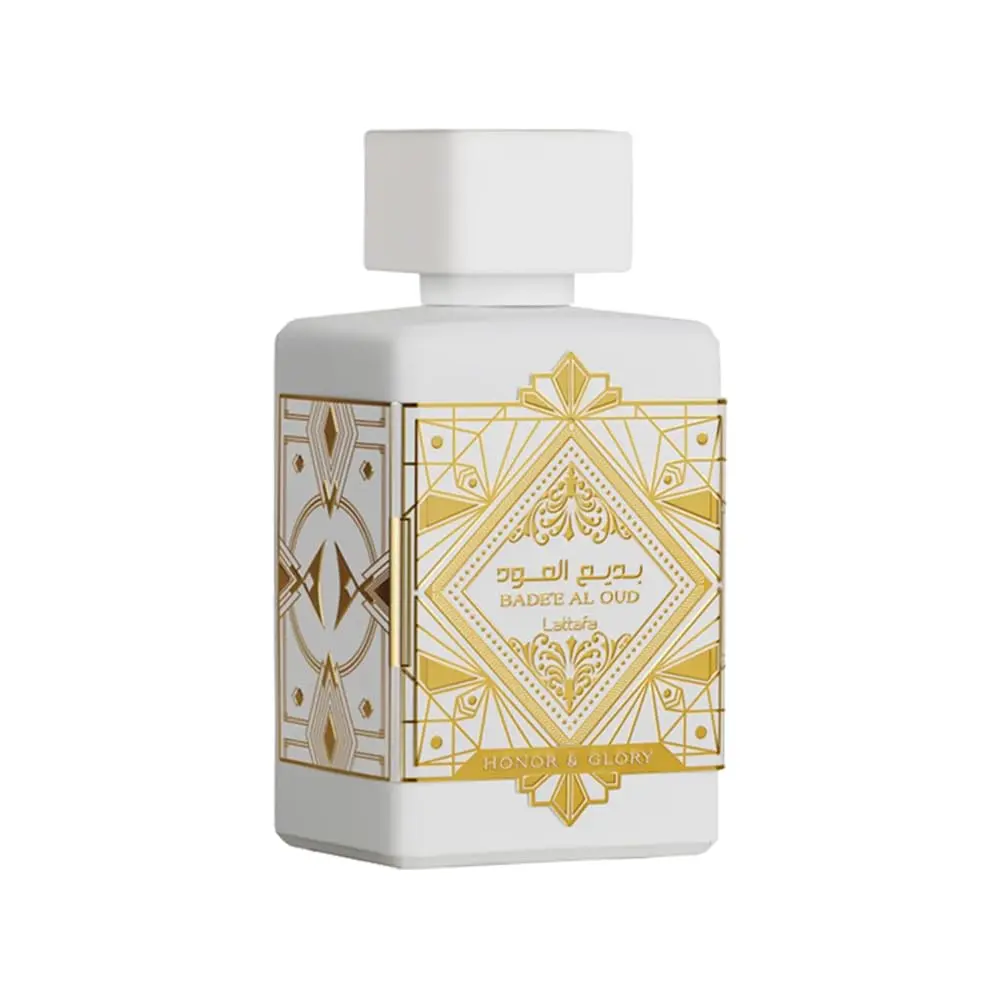 Lattafa Bade'e Al Oud Honor & Glory - Fruity, Vanilla, Warm Spicy, Woody - Eau de Parfum Long-Lasting Fragrance for Unisex, 3.40 Ounce / 100 ml | Long-Lasting Fragrance