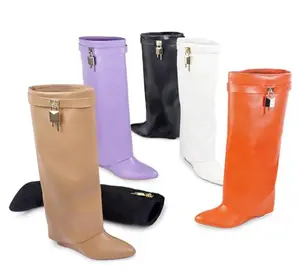 City On Lock High Wedge Boot