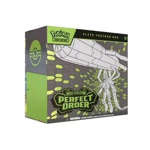 Pokémon Perfect Order Elite Trainer Box Mega Evolution Trading Card Game Collectible