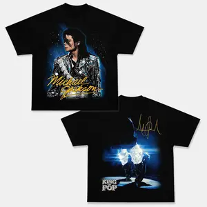 Michael Jackson Graphic Tee, King of Pop Tee, Vintage Music Shirt, Pop Fans Shirt, Music Lover Gift Merch For Fans, Unisex Cotton Y2K Hoodie Sweatshirt
