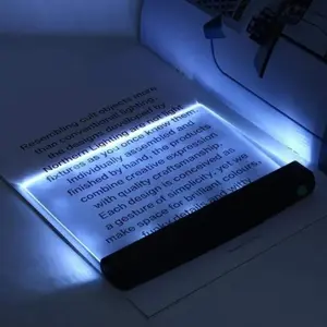 Multifunctional Flat Book Light, LED Eye-Care Reading Lamp with Bookmark Design, for School & Bed Use, Provides Comfortable Reading Experience, Great Gift for Students, Teachers & Book Fans
