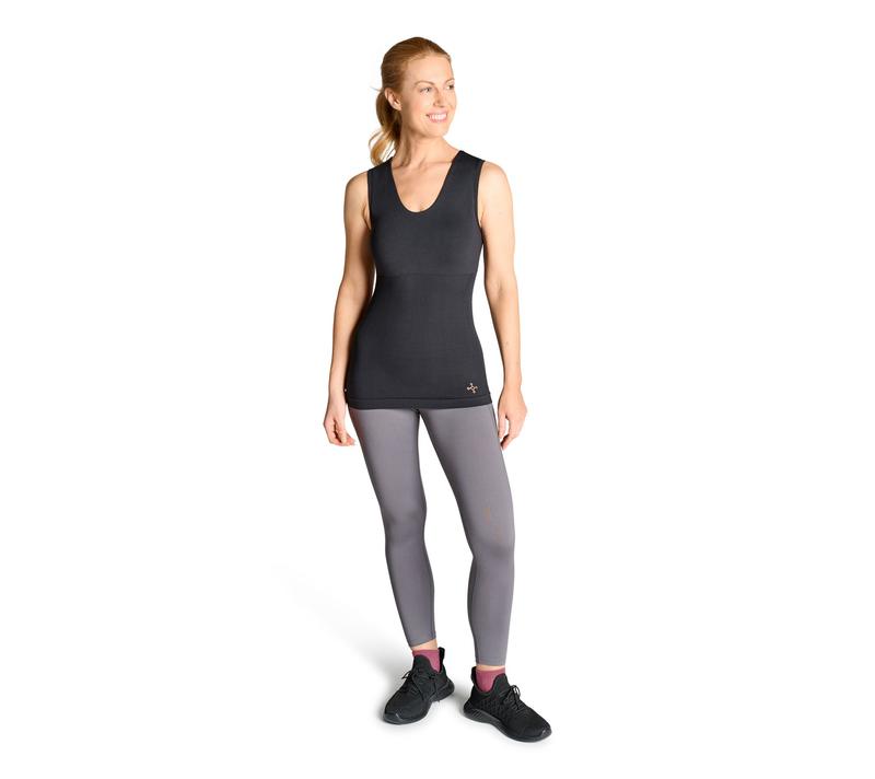 Tommie Copper Seamless Compression Tank with Built-in-Bra