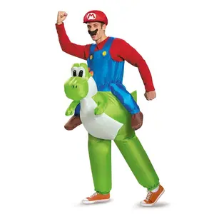 Mario Riding Yoshi Adult Costume