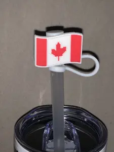 Canada Flag Straw Topper