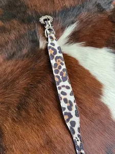 Leather Dog Collar Leopard Print