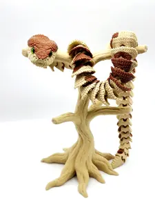 3D Printed Copperhead Snake Fidget Toy – Realistic Articulated Snake