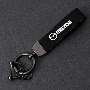 Key Ring Car Keychain Custom Car Emblem Gift For Mazda 5 6 CX3 2 MX5 MS CX9 MP Demio GJI GH CX5CX7 BK GL MX3 3 Axela Atenza CX30