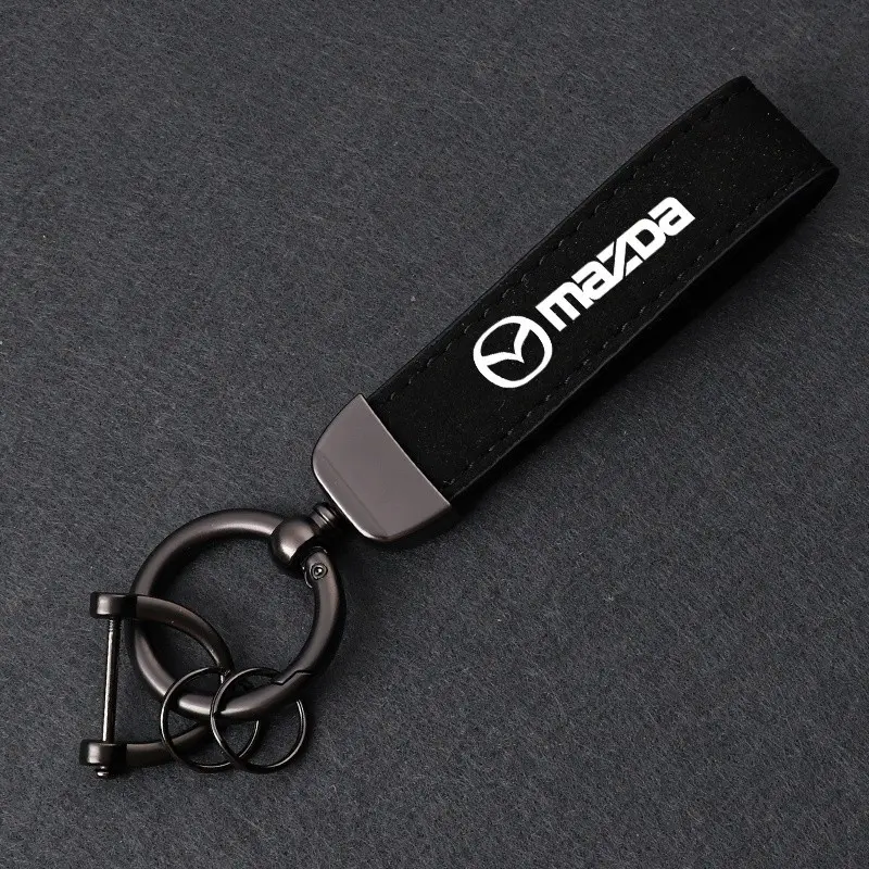 Key Ring Car Keychain Key Fob Custom Car Emblem Gift For Mazda 5 6 CX3 2 MX5 MS CX9 MP Demio GJI GH CX5CX7 BK GL MX3 3 Axela Atenza CX30 Car Key Chains