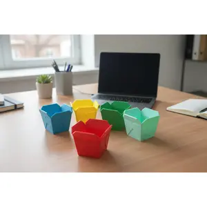 Additional Color Options Mini Chinese Takeout Box – Perfect Small Storage Organizer & Holiday Stocking Stuffer