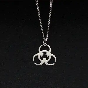 【PANG Jewelry】 Resident Evil Same Totem Pendant Necklace Men's and Women's Tide Ins Street Punk Hip Hop Necklace