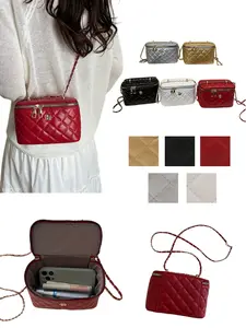 Women's PU Material Crossbody Bag, Multicolor Options, Ideal for Daily Commute & Outdoors, Stylish Design for Women, Quilted Crossbody Bags