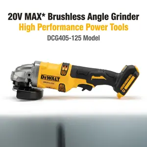 Dewalt DCG405 20V 9000Rpm Brushless Grinder For Metal Fabrication & Weld Cleaning professional power tool angle heavy-duty task