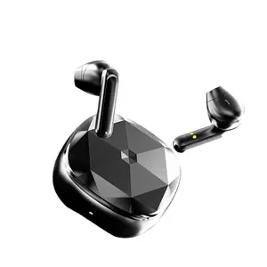 True Wireless Semi-In-Ear TWS Earbuds, Mini Couples Fashion Headphones, Music Gaming Earplugs, Bluetooth-compatible Smart Earphones for iPhone & Android